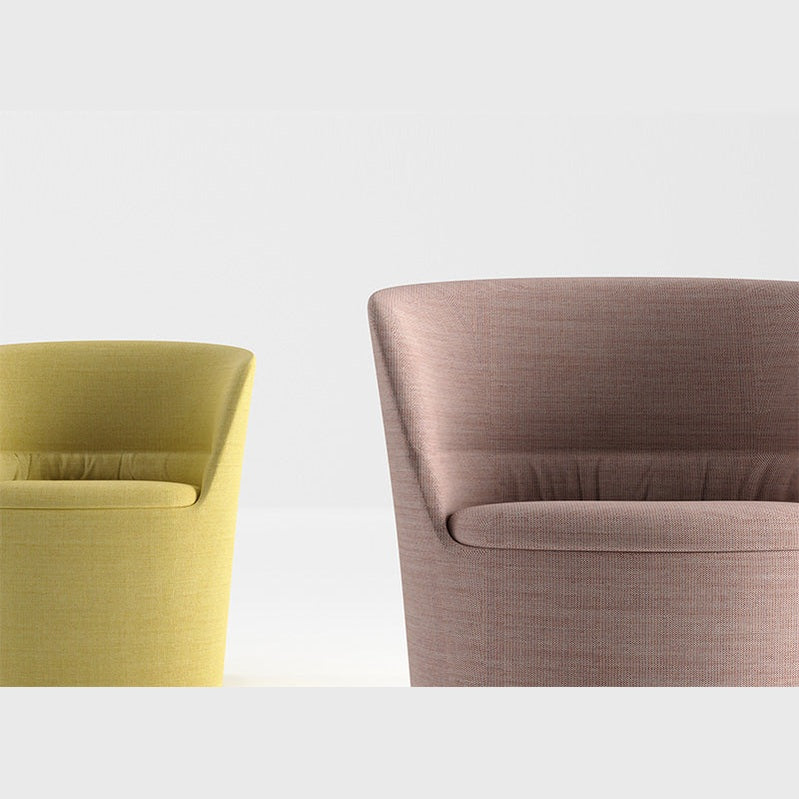 Up lounge chair with swivel base